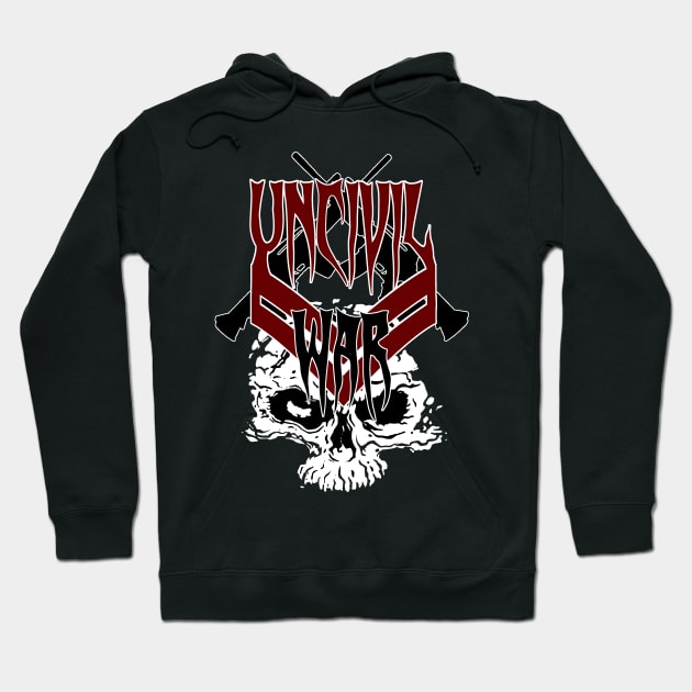 Uncivil War Skull Hoodie by Uncivil War